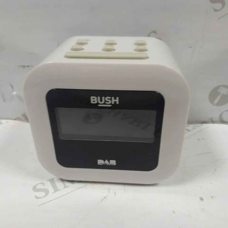 BUSH DAB/FM ALARM CLOCK RADIO WITH USB CHARGING