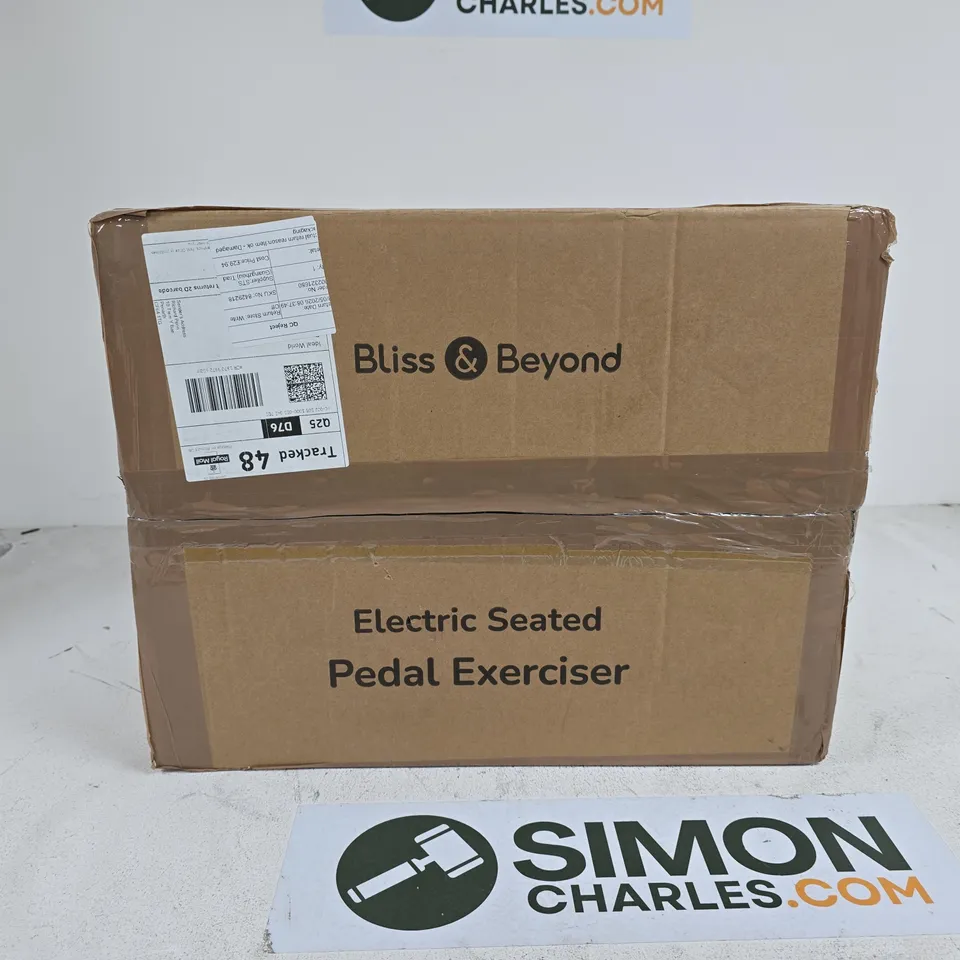 BLISS AND BEYOND ELECTRIC SEATED PEDAL EXERCISER BOXED