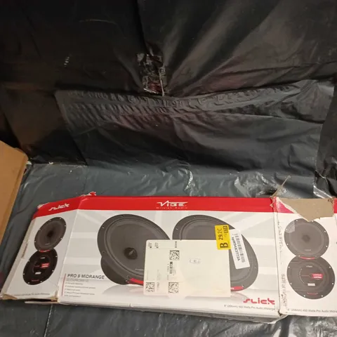 VIBE PRO 8 MIDRANGE SPEAKERS – 2 X 8-INCH MIDRANGE DRIVERS IN ORIGINAL PACKAGING