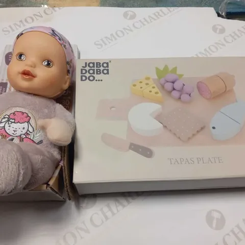 BABY ANNABELLE SLEEP WELL FOR BABIES AND JABA DABA DO TAPAS PLATE