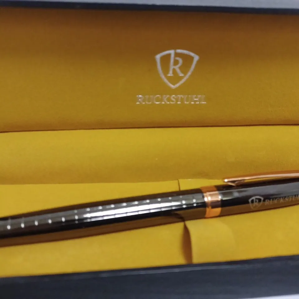 RUCKSTUHL STAINLESS STEEL LUXURY PEN WITH GIFT BOX