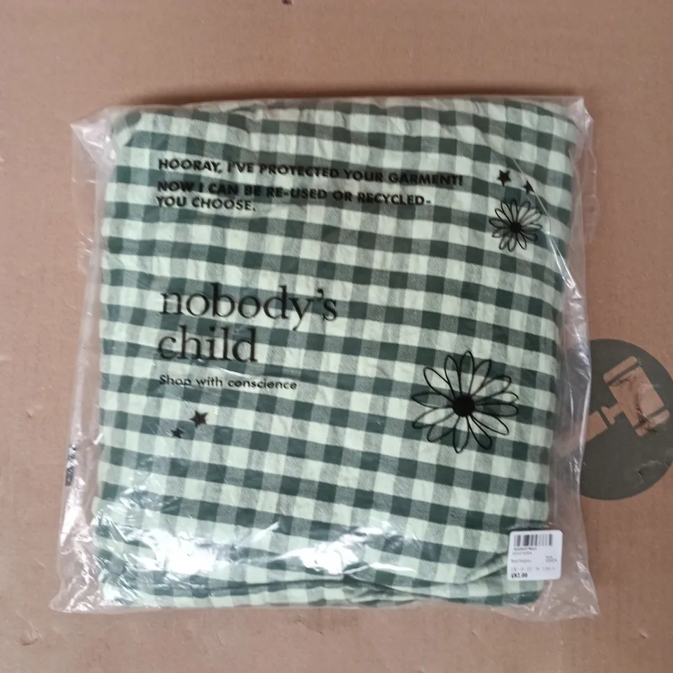 BAGGED NOBODY'S CHILD RUTH JUMPSUIT IN GREEN SIZE UK 10