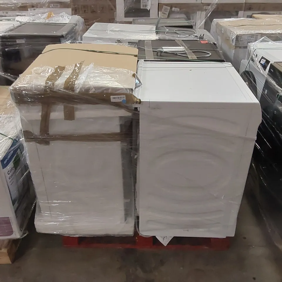 PALLET OF APPROXIMATELY 4 UNPROCESSED RAW RETURN WHITE GOODS TO INCLUDE;