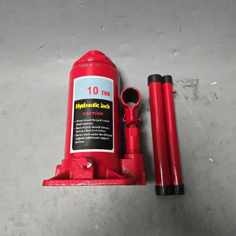 hydraulic jack 10 ton in red  - collection only