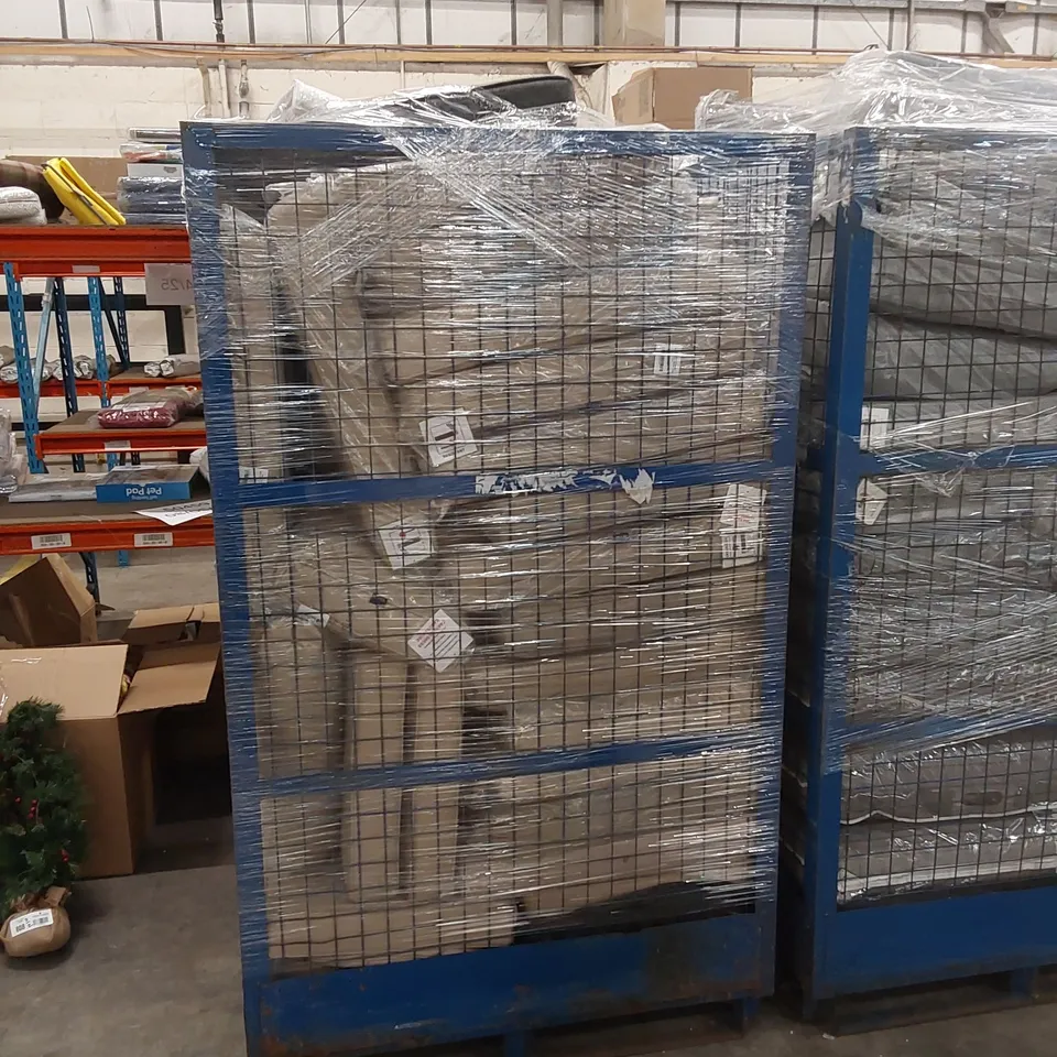 LARGE CAGE PALLET TO CONTAIN A VAST QUANTITY OF GARDEN CUSHIONS - FOR RATTAN SOFA SETS (CAGE NOT INCLUDED)
