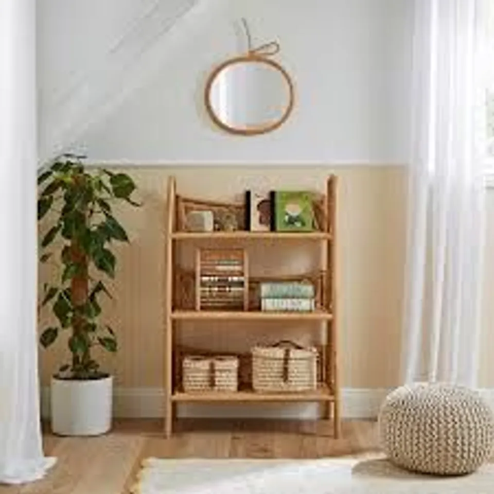 BOXED CUDDLE CO. ARIA SHELVING UNIT SMALL, NATURAL (1 BOX)