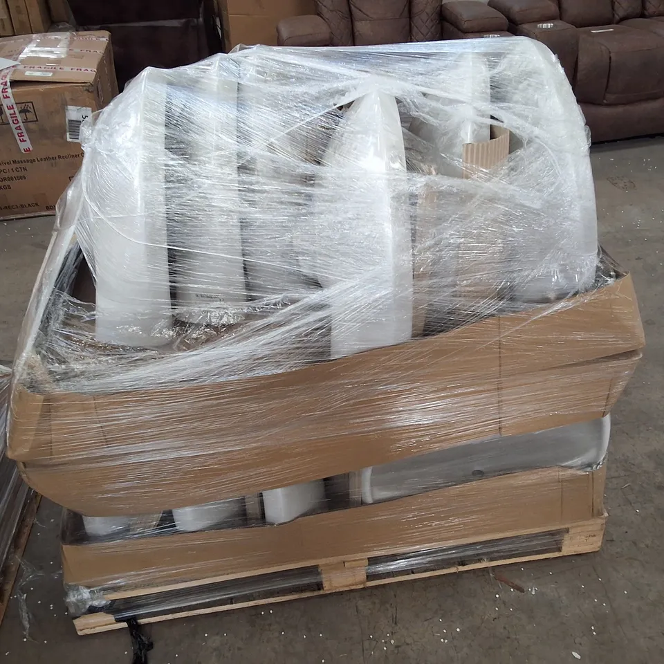 PALLET CONTAINING APPROXIMATELY 14 ROCA VALOR 1TH 560MM BASINS WHITE
