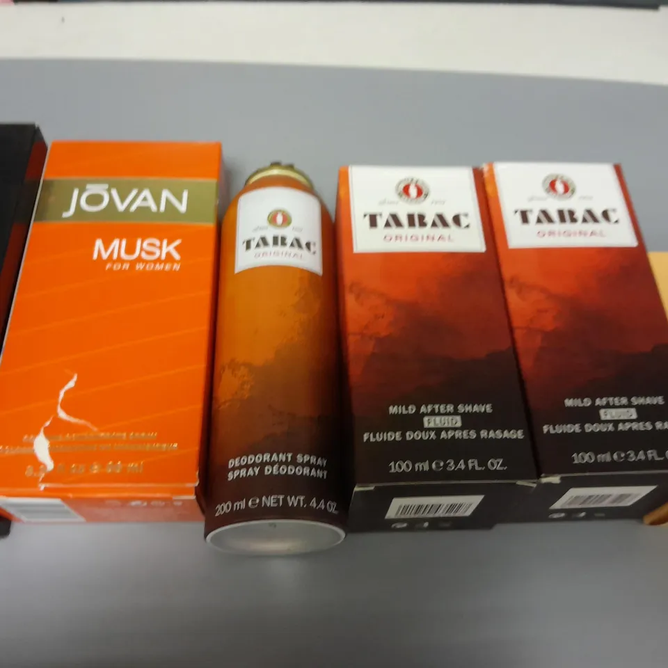 LOT OF 13 ASSORTED BEAUTY ITEMS TO INCLUDE CIATE NAIL POLISHES, DERMABLEND FOUNDATION AND TABAC AFTER SHAVE