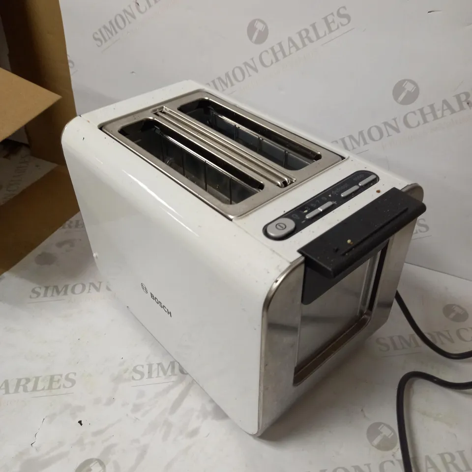 BOSCH STYLINE 2-SLOT STAINLESS STEEL TOASTER - WHITE