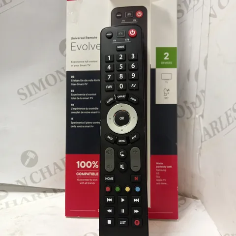 ONE FOR ALL UNIVERSAL REMOTE EVOLVE