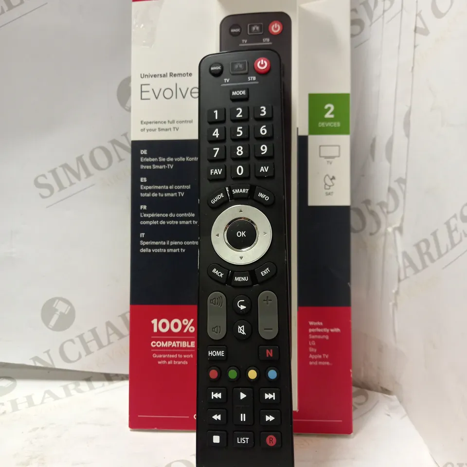 ONE FOR ALL UNIVERSAL REMOTE EVOLVE