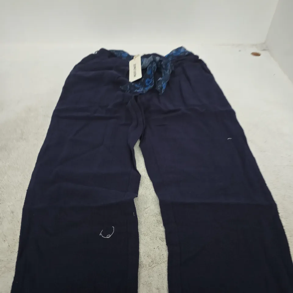 MUDFLOWER NAVY TROUSERS – UK 10 