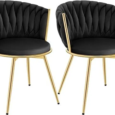 BOXED PAIR OF WOLTU EZS84SZ-2 SET OF 2 DINING CHAIRS