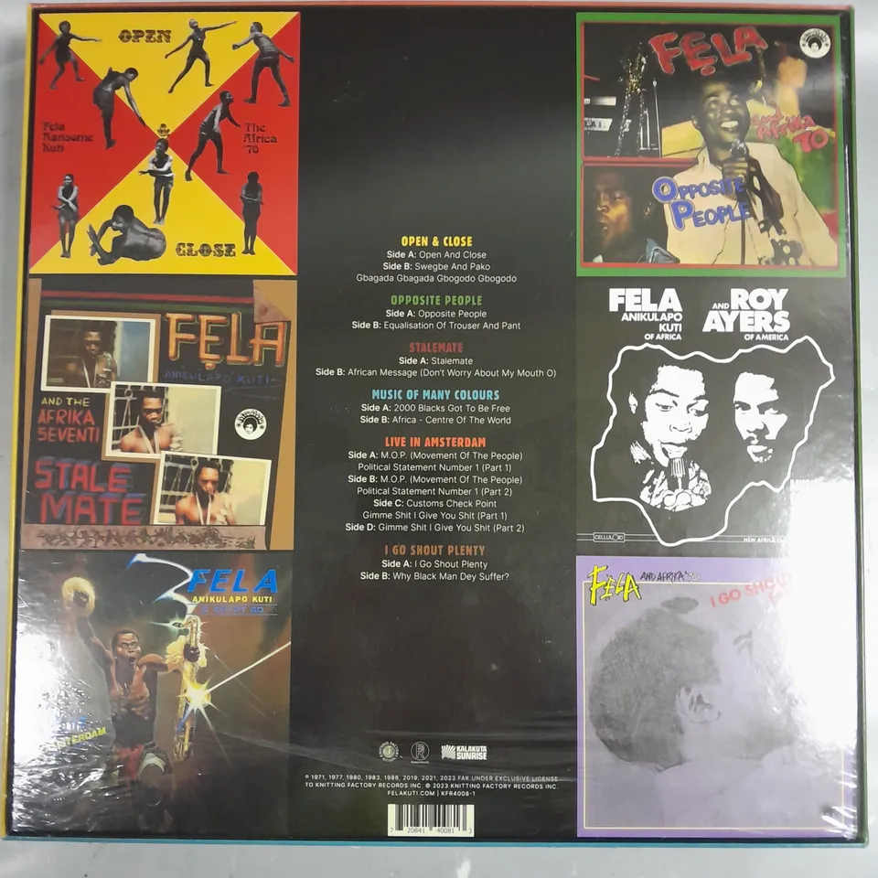 SEALED FELA BOX SET #6: CURATED BY IDRIS ELBA VINYL COLLECTION  