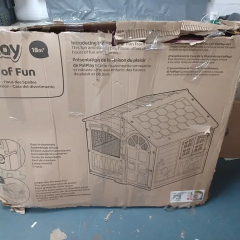BOXED PALPLAY HOUSE OF FUN - PINK - COLLECTION ONLY