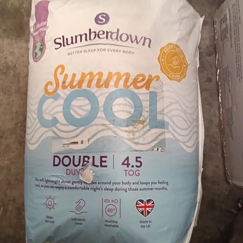SLUMBERDOWN SUMMER COOL DOUBLE DUVET 4.5 TOG