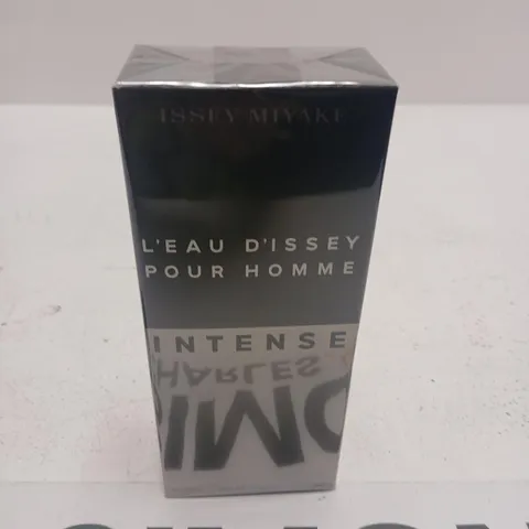 BOXED AND SEALED ISSEY MIYAKE "L'EAU D'ISSEY" INTENSE EAU DE TOILETTE POUR HOMME, 125ML