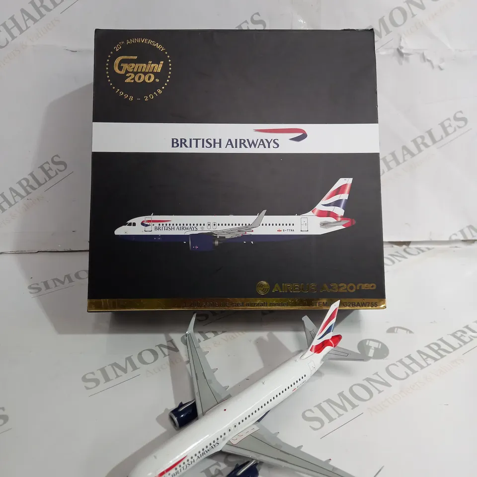 BOXED GEMINI BRITISH AIRWAYS AIRBUS A320NEO 