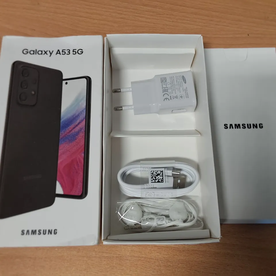 BOXED SAMSUNG GALAXY A53 5G 64GB IN BLACK - SM-A536U