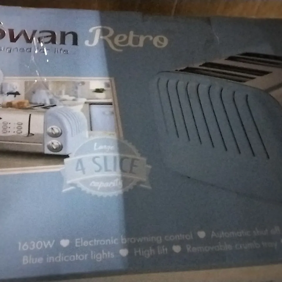 BOXED RETRO TOASTER BLUE