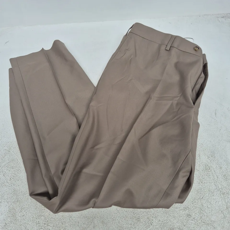 MOSS VITALE BARBERIS CANONICO TROUSERS IN STONE - 40R