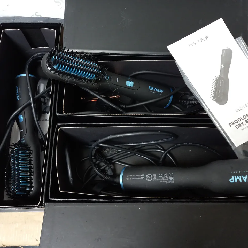 LOT OF 3 PROGLOSS REVAMP DEEPFORM AIR STYLERS