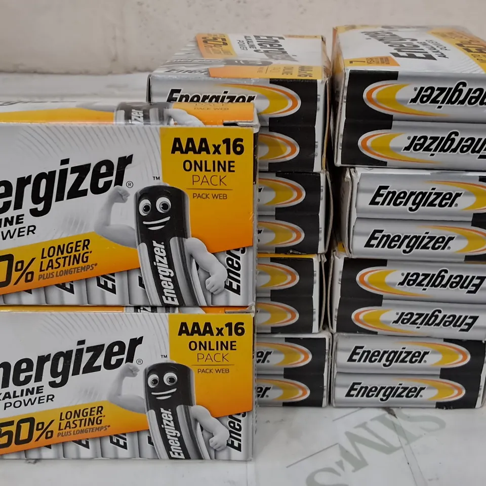 LOT OF 10 16-PACKS OF ENERGIZER AAA BATTERIES