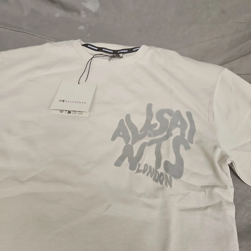 ALLSAINTS ORLANDO GREY TEE – KIDS' T-SHIRT, 9-10 YRS 