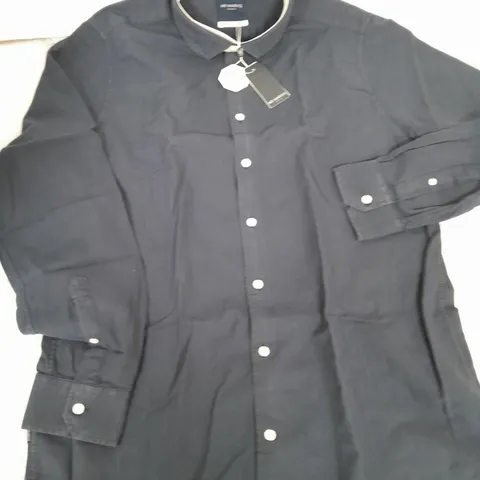 MR MARVINS NAVY LONG SLEEVE SHIRT - LARGE