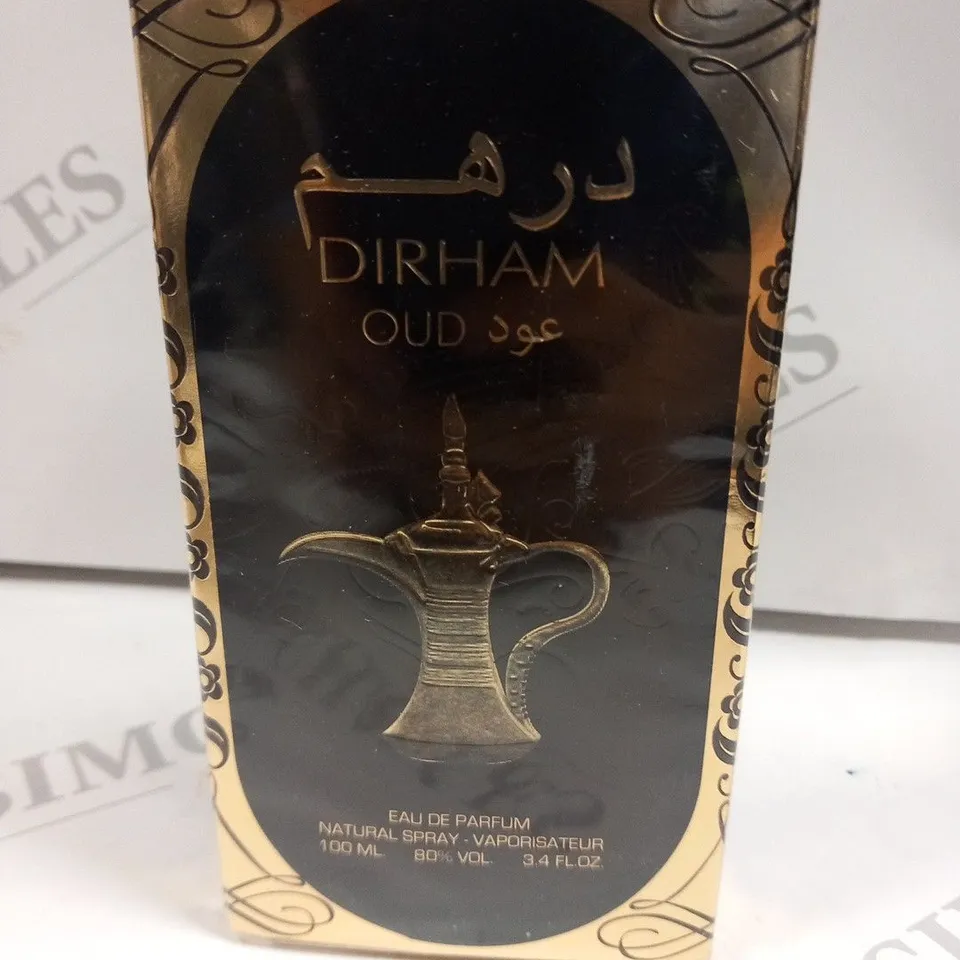 BOXED AND SEALED DIRHAM OUD EAU DE PARFUM NATURAL SPRAY 100ML