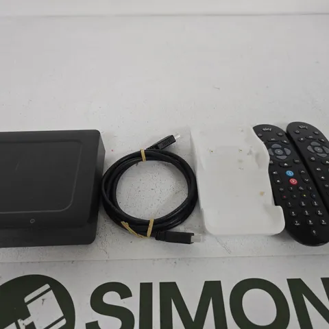 APPROXIMATELY 10 ASSORTED HOUSEHOLD ITEMS TO INCLUDE SKY REMOTES , MOUSES AND ASSORTED CABLES AND WIRES
