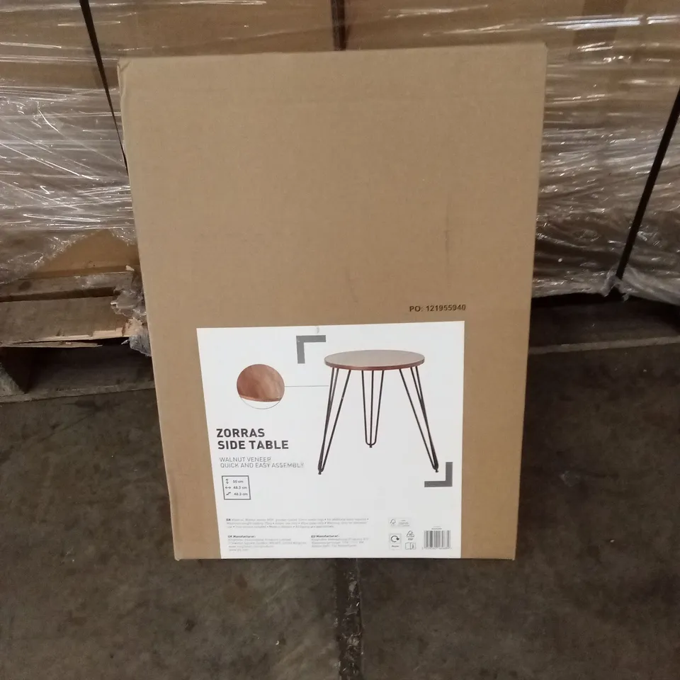 BOXED ZORRAS SIDE TABLE (1 BOX)