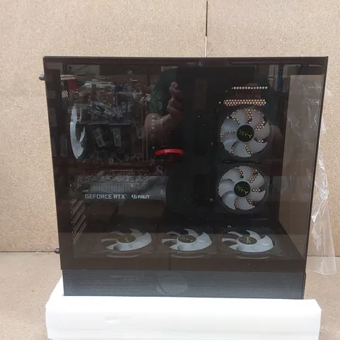 BOXED CUSTOM GAMING PC - GEFORCE RTX 3050 6GB PALIT GRAPHICS CARD, INTEL I7-2600 CPU, 600W ATX PSU, 16GB RAM, 256GB SSD ECT