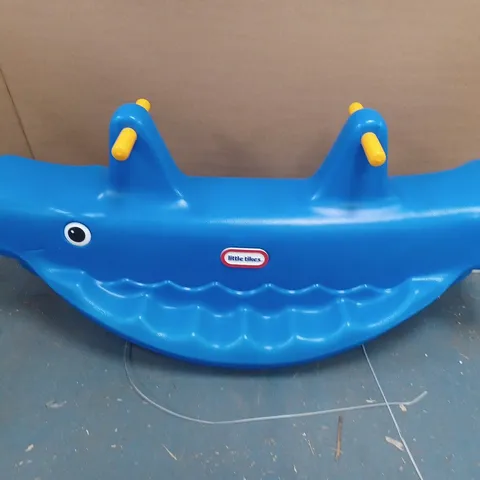 BOXED LITTLE TIKES WHALE TEETER TOTTER - BLUE (1 BOX)