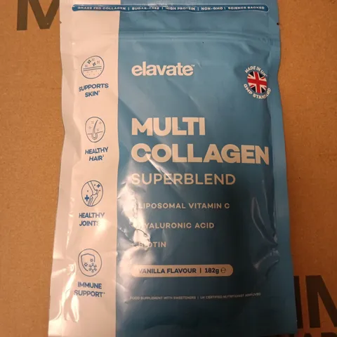 ELAVATE MULTI COLLAGEN SUPERBLEND – VANILLA FLAVOUR, 182G