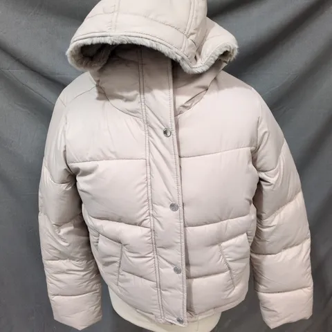 HOLLISTER PUFFER JACKET – SIZE S – BEIGE