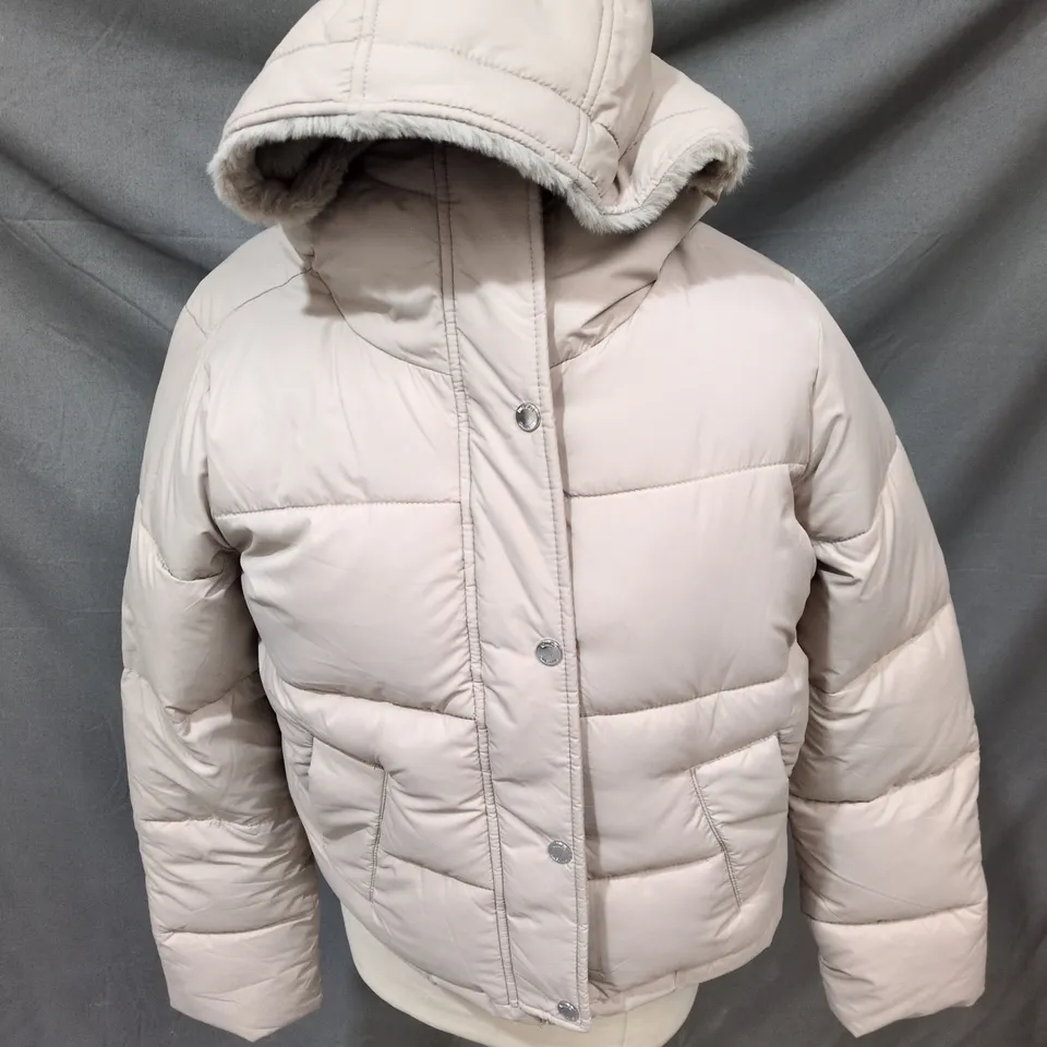 HOLLISTER PUFFER JACKET – SIZE S – BEIGE