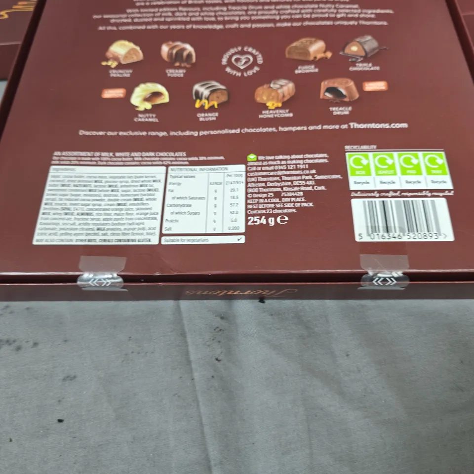 LOT OF 3 THORNTONS CLASSIC SEASONAL CHOCOLATE TRAYS