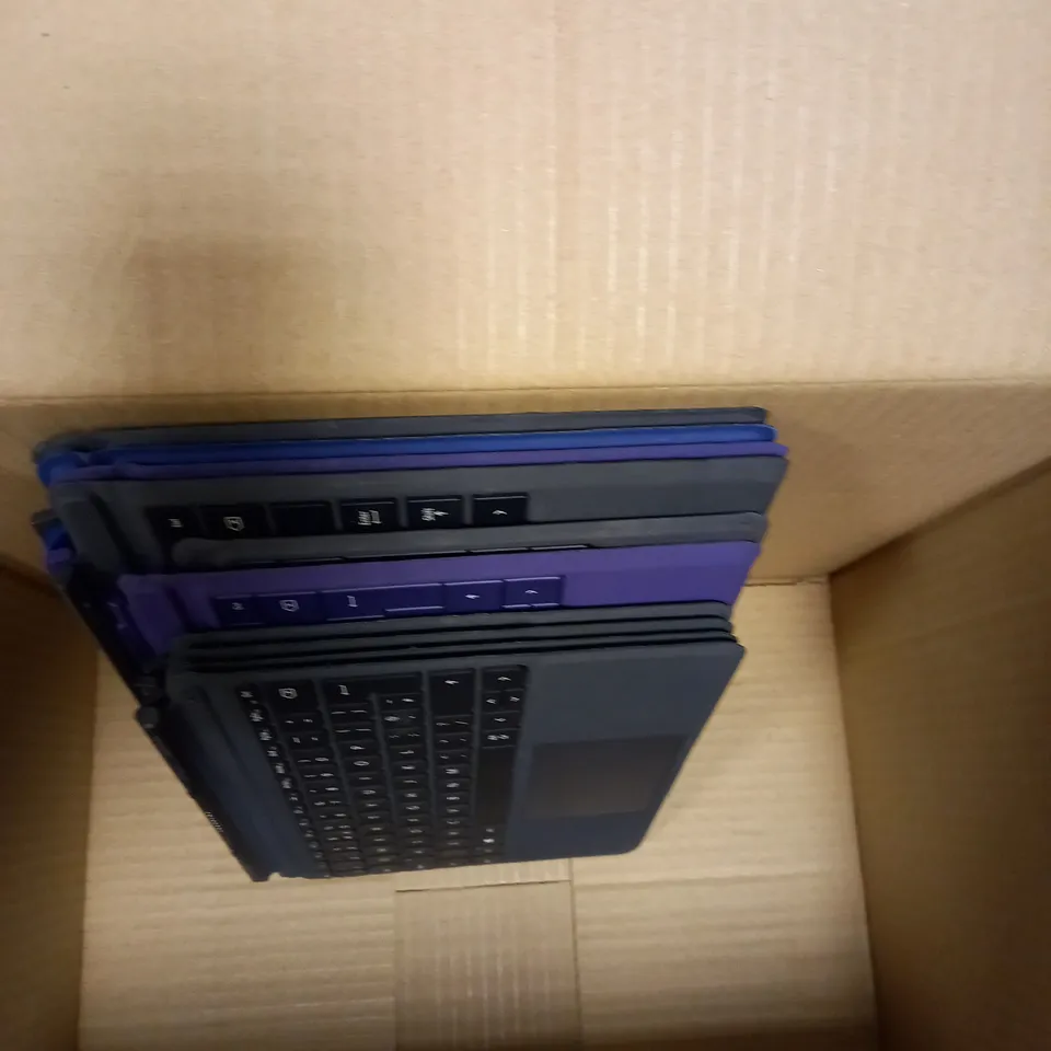 BOX OF APPROX 10 ASSORTED MICROSOFT SURFACE KEYBOARD ATTACHMENT.