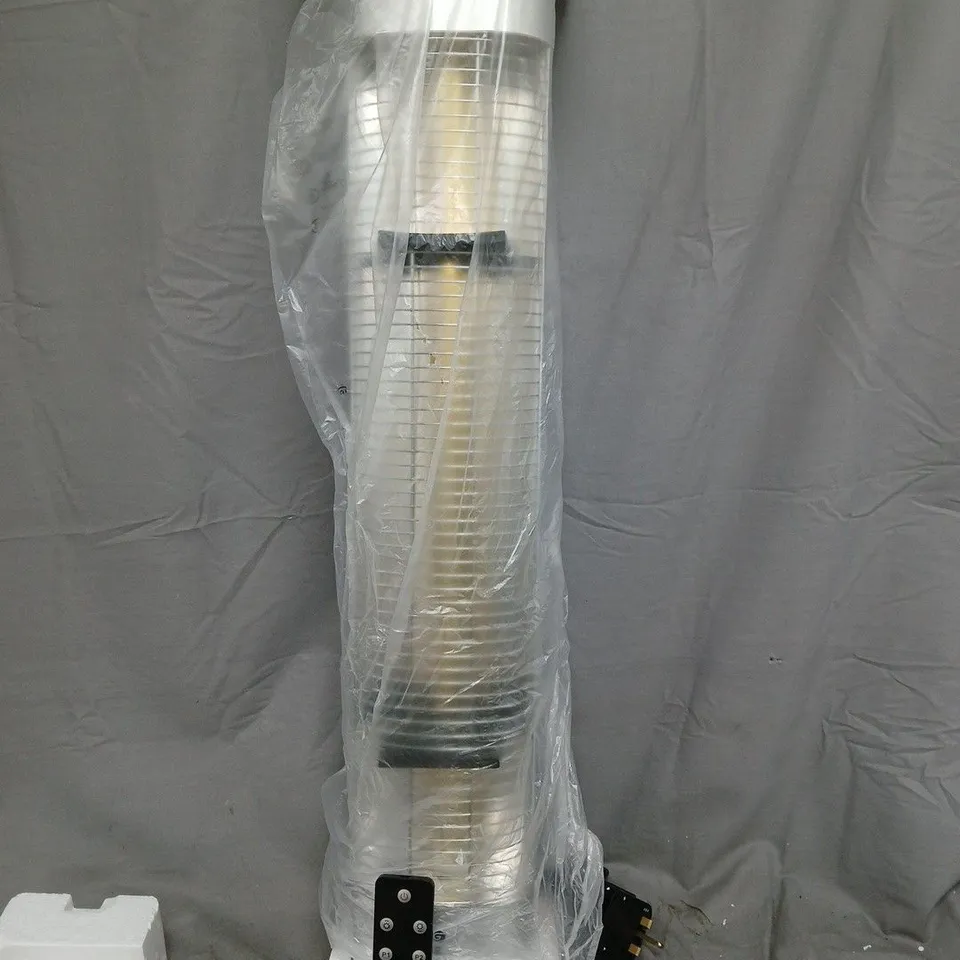 Blumfeldt Dark Wave Terrace Heater – garden outdoor heater, boxed