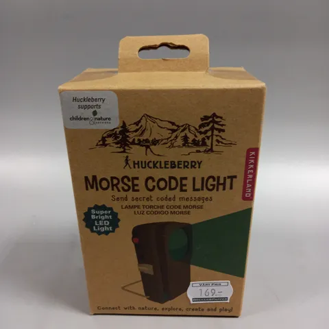 BOXED SEALED HUCKLEBERRY MORSE CODE LIGHT