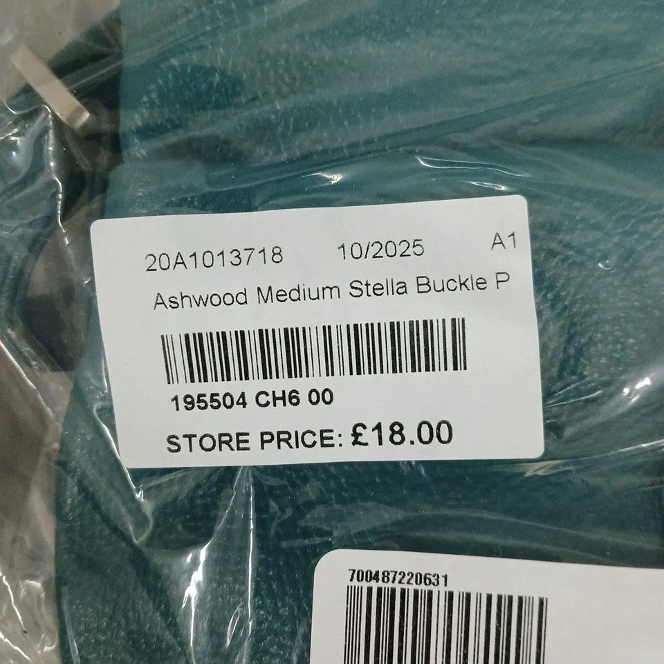 Ashwood Medium Stella Buckle P Handbag – Teal