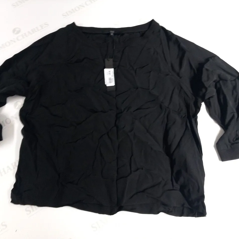 TIBI BLACK SWEATSHIRT SIZE MEDIUM 