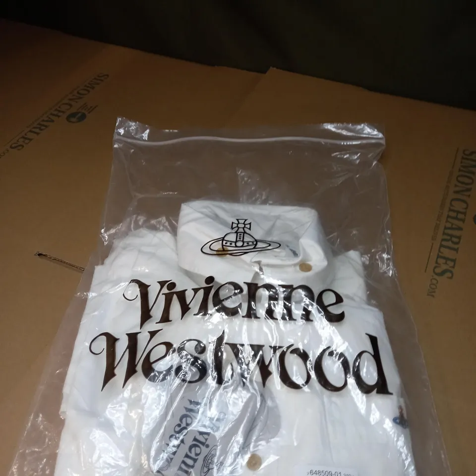 STRIPPED KRALL VIVIENNE WESTWOODY SHIRT SIZE XS