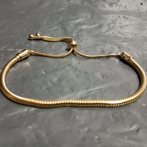 PANDORA GOLD-TONE CHAIN BRACELET