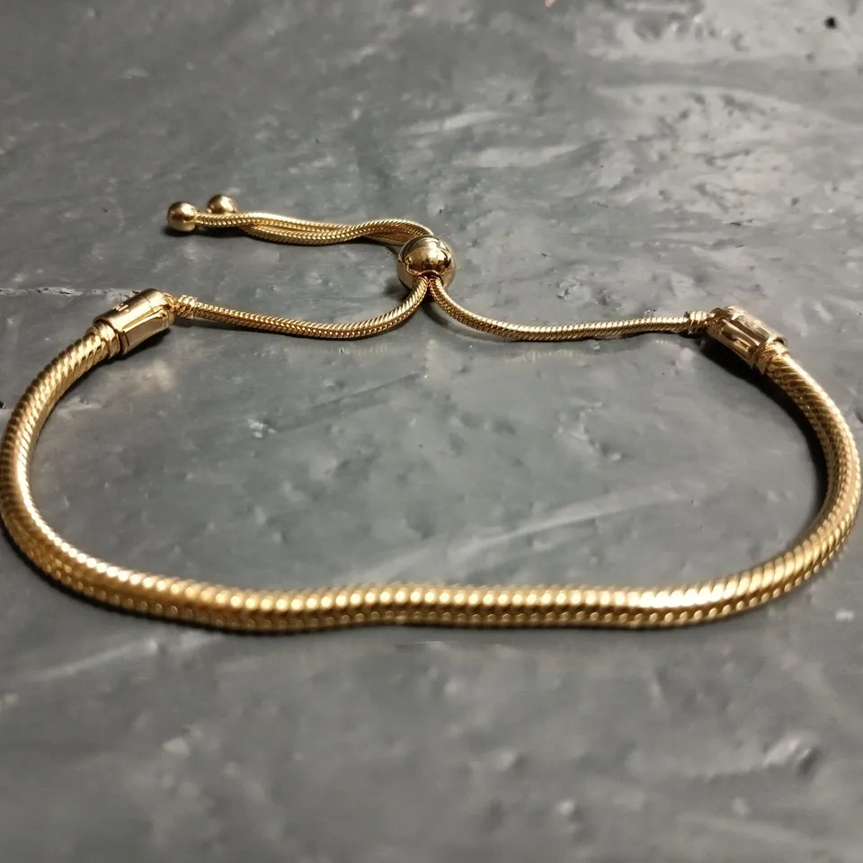 PANDORA GOLD-TONE CHAIN BRACELET