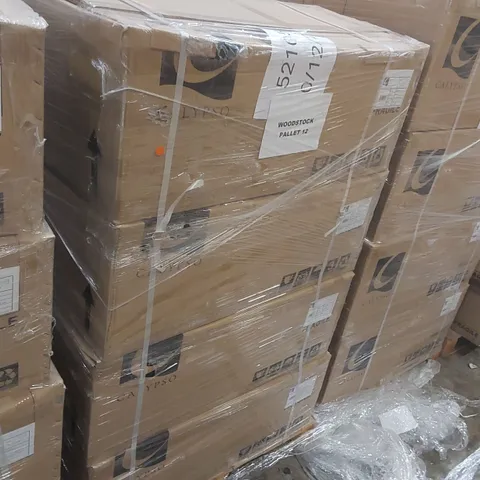 PALLET CONTAINING A LARGE QUANTITY OF BRAND NEW BRAND NEW SAVENA SINGLE DRAWER VANITY BASE UNIT