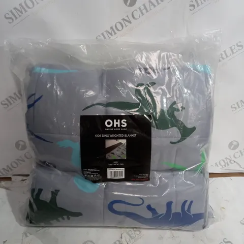 OHS KIDS DINO WEIGHTED BLANKET 3KG - 100CM X 150CM
