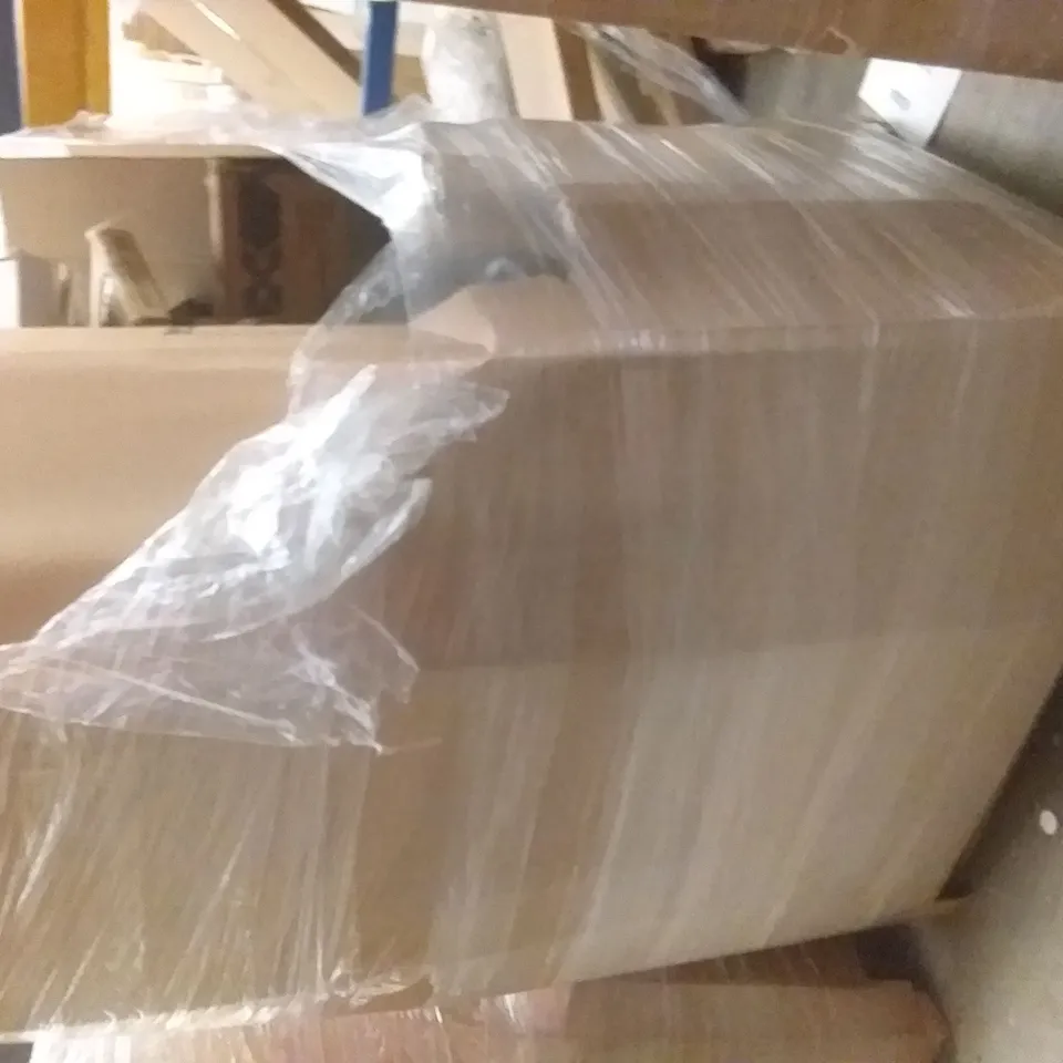 PALLET OF ASSORTED ITEMS INCLUDING Y STOCK HAMMOCK CHAIR, SHOWER HEAD SET, BOXED BOOKCASE, CEILING FAN