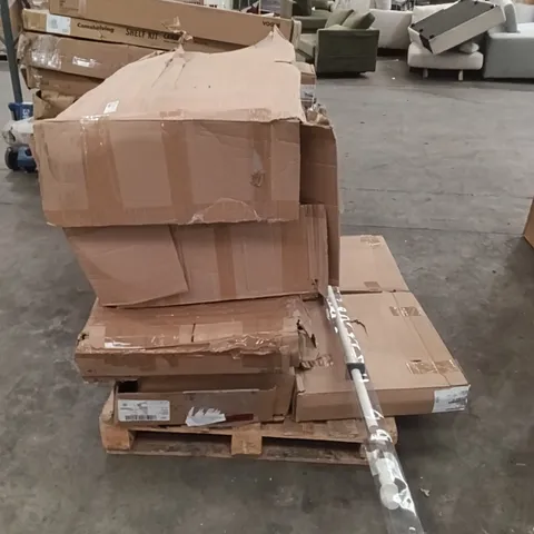 PALLET OF ASSORTED CATERING ITEMS INCLUDES BOLERO CHAIRS, CAMSHELIVNG
